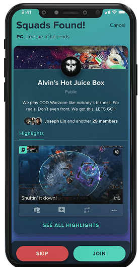 Mobile Squad Finder