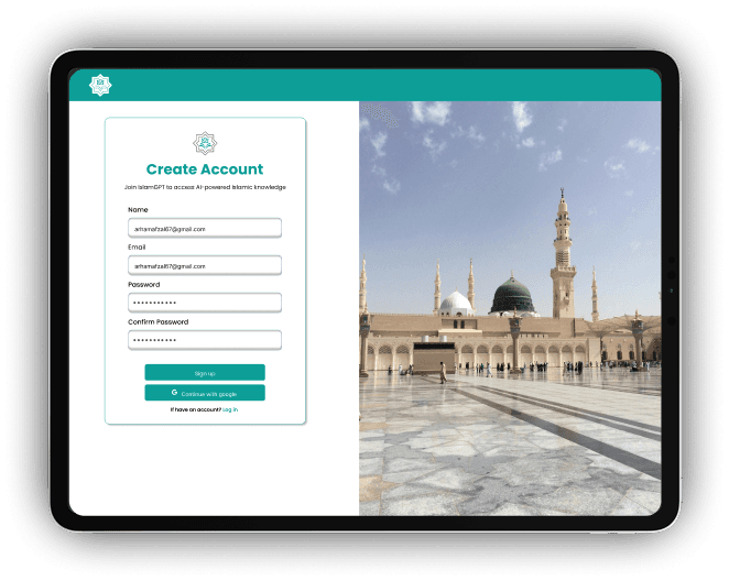 Authentication Form Preview