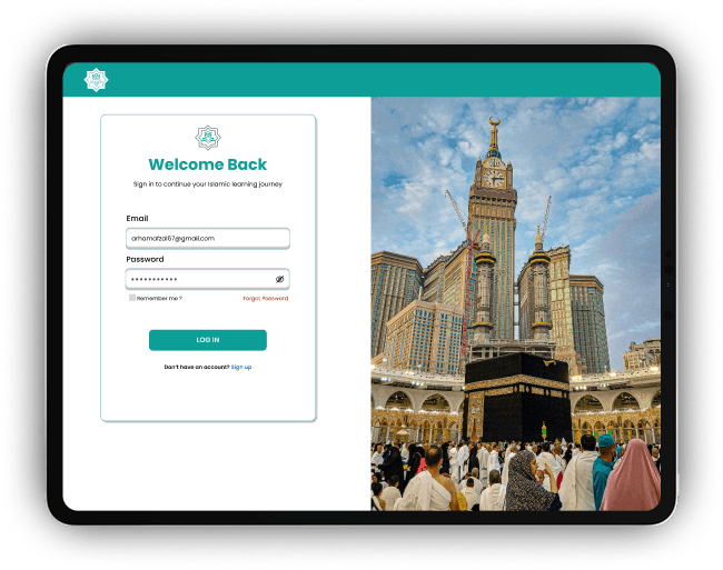 Welcome Back Screen & Makkah Preview